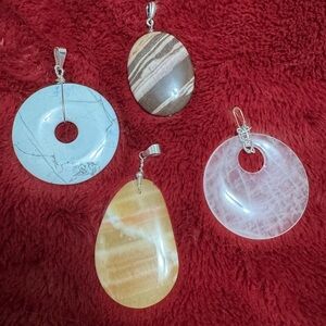 White and Brown Necklace Collection